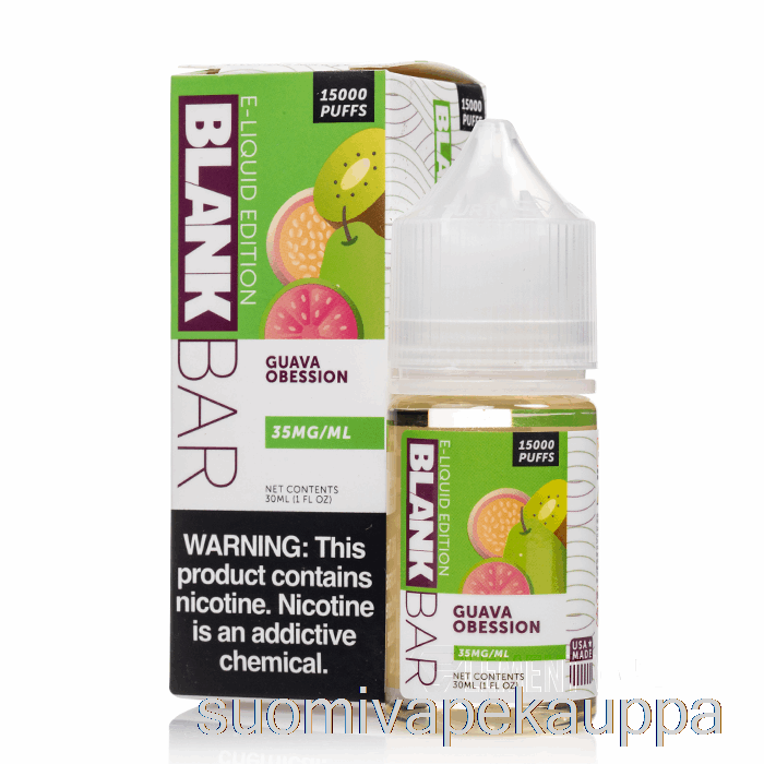 Vape Suomi Guava Pakkomielle - Tyhjä Patukkasuolat - 30ml 50mg